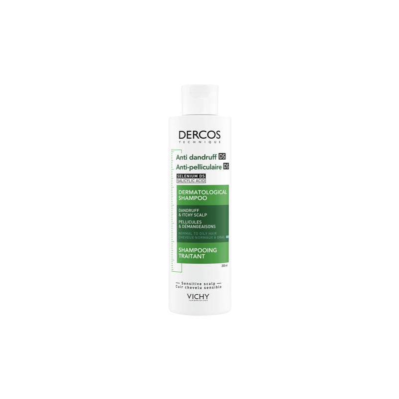 Vichy Dercos Shampoing Traitant Anti-Pelliculaire Cheveux Gras| 200 ml Vichy Dercos Shampoing Traitant Anti-Pelliculaire Cheveux Gras| 200 ml