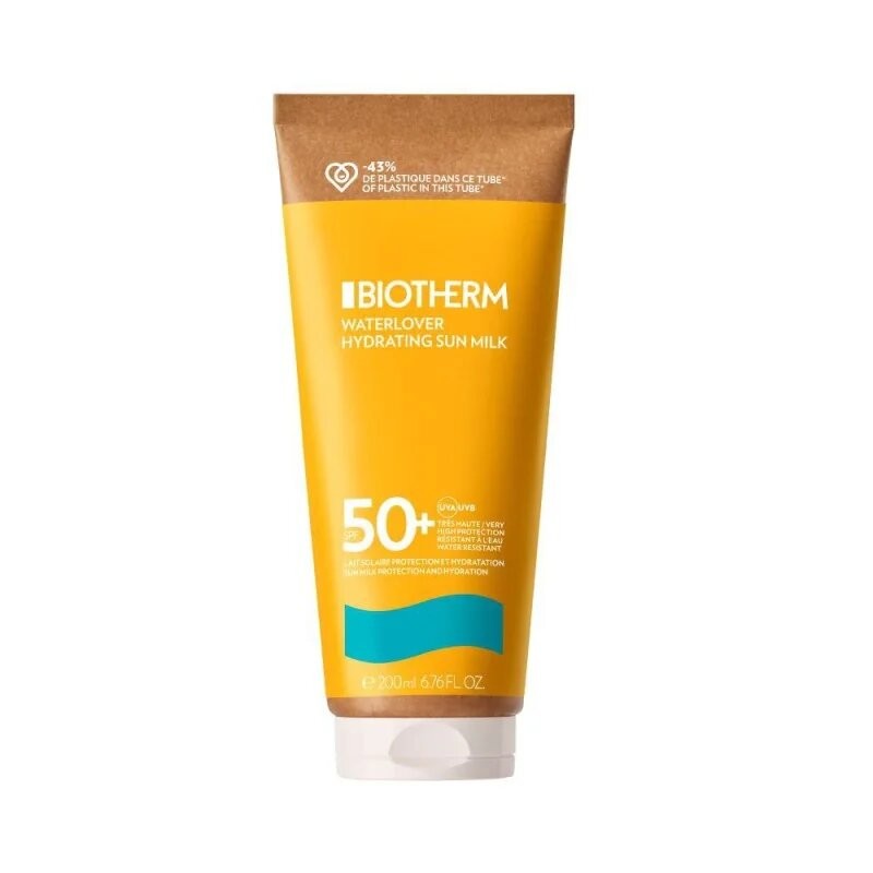 BIOTHERM WATERLOVER LAIT SOLAIRE HYDRATANT SPF 50+ 200ML