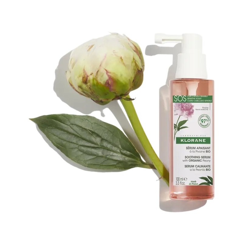 KLORANE sérum apaisant à la pivoine bio | 100ml