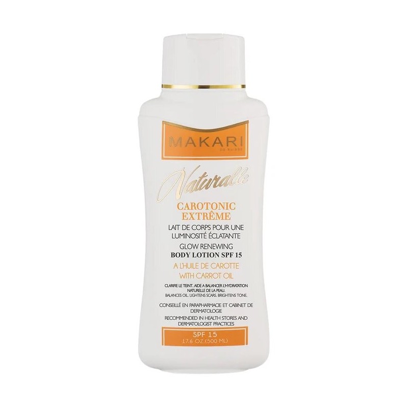 MAKARI carotonic extrême lait corps spf15 | 500ml