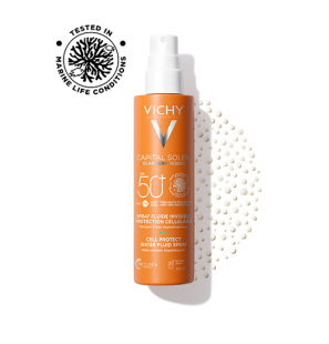 VICHY Capital Soleil Spray Fluide Invisible Protection Cellulaire spf 50+ | 200 ml