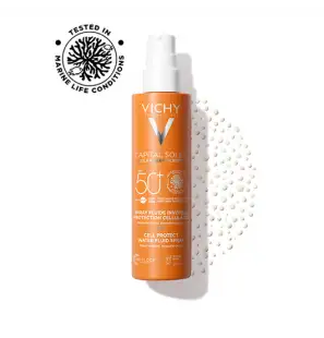 VICHY Capital Soleil Spray Fluide Invisible Protection Cellulaire spf 50+ | 200 ml