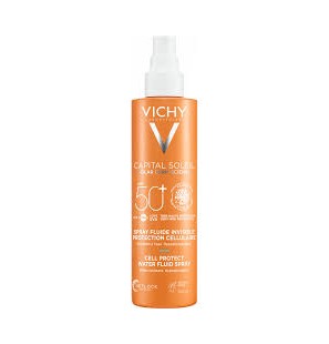 VICHY CAPITAL SOLEIL  SPRAY FLUIDE INVISIBLE PROTECTION CELLULAIRE SPF50+ | 200ML