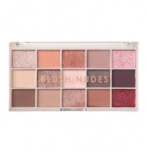 MUA 15 SHADE EYESHADOW PALETTE - BLUSH NUDES