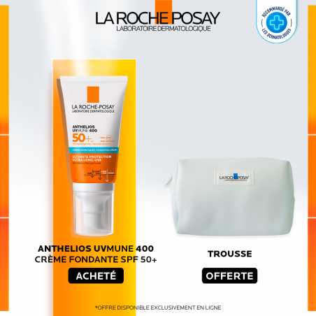 La Roche-Posay Offre Anthelios UVMune 400 Crème Solaire Invisible | Peaux Sensibles Normales À Sèches | 50ml