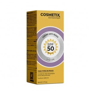 COSMETIX DERMATOLOGIE soin 2 en 1 anti-rides SPF50 50ml