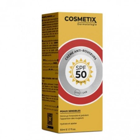 COSMETIX DERMATOLOGIE soin 2 en 1 anti-rougeurs SPF50 50ml