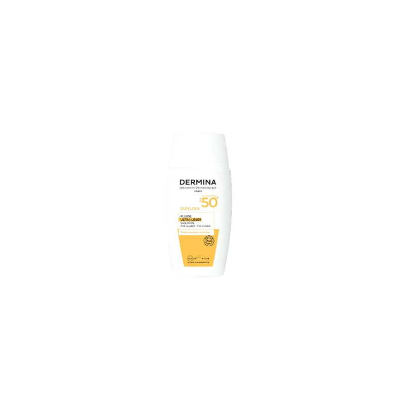 DERMINA SUNLINA fluide ultra léger spf 50 | 50ml