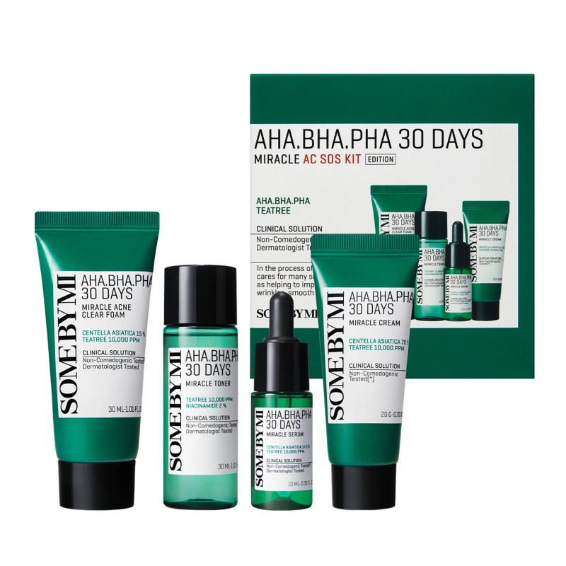 SOME BY MI AHA-BHA-PHA 30 DAY MIRACLE ACNE SOS KIT NEW