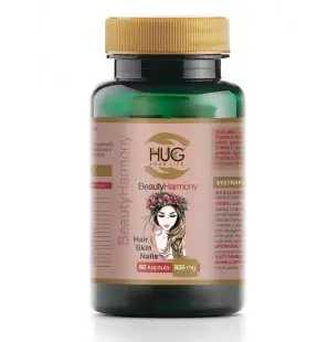 HUG beauty harmony cheveux peau et ongle 900mg | 60 gélules