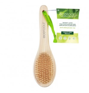 ECOTOOLS brosse à pied en poils et pierre ponce