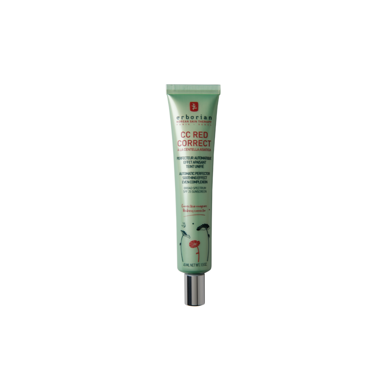 ERBORIAN CC Red Correct crème anti-rougeurs Spf 25 | 45 ml