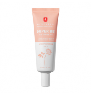 ERBORIAN Super BB crème au Ginseng Clair crème couvrante anti-imperfections | 40 ml