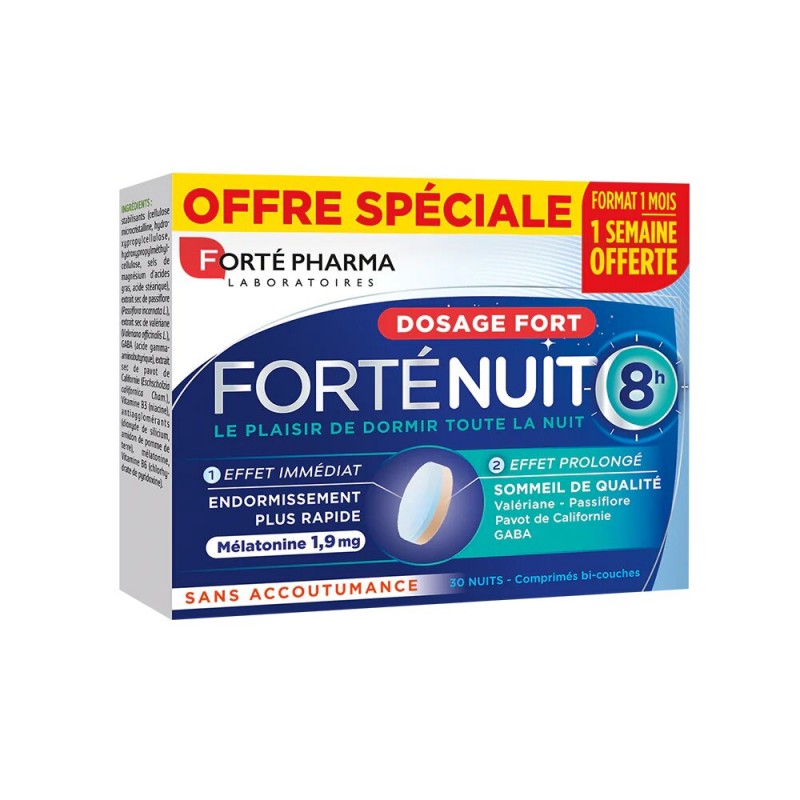 FORTÉ PHARMA Offre Forté Nuit 8H | 30 comprimés FORTÉ PHARMA Offre Forté Nuit 8H | 30 comprimés