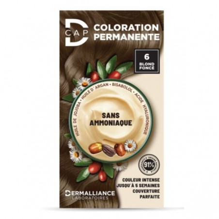 D-CAP COLORATION PERMANENTE N6 BLOND FONCE