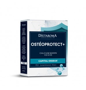 DIETAROMA OSTEOPROTECT calcium marin + K2&D3 boite 60 comprimés