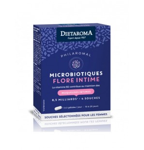 DIETAROMA Philaromal Microbiotiques Flore intime | 20 gélules