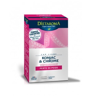 DIETAROMA Cap ligne Konjac et Chrome Perte de poids | 40 gélules