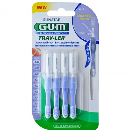 GUM brossette avec Manche fINE 0.6 mm b4 REF 1312