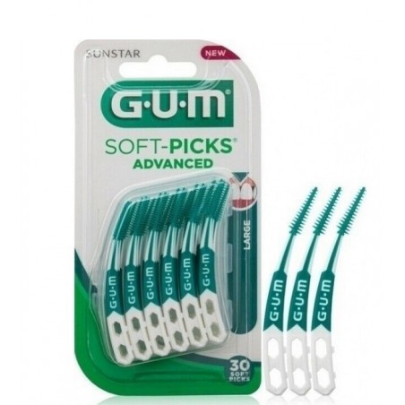 GUM SOFT PICKS ADVANCED LARGE  REF 651