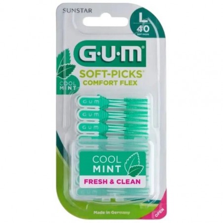 GUM SOFT PICKS COMFORT FLEX LARGE REF 671