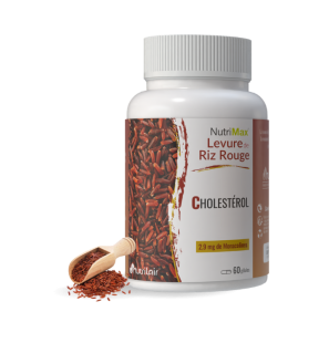 Nutrimax Levure de Riz Rouge 60 Gélules