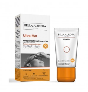 BELLA AURORA ultra mat Ecran Solaire Gel Spf50+ | 50ml