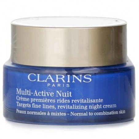 CLARINS multi-active nuit crème premières rides revitalisante Peaux normales à mixtes | 50ml