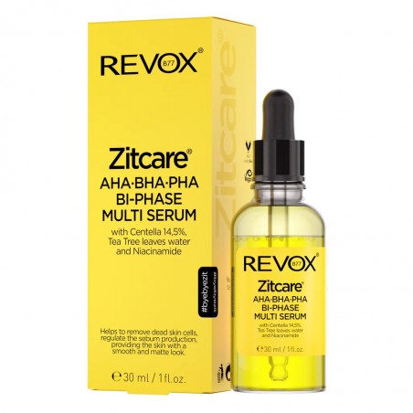 REVOX ZITCARE AHA.BHA.PHA. multi sérum | 30ml