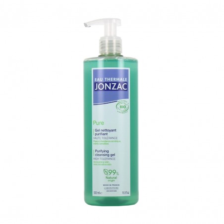 JONZAC PURE gel nettoyant purifiant BIO 500 ml