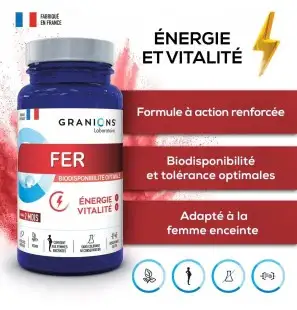 GRANIONS Fer 14MG | 60 gélules