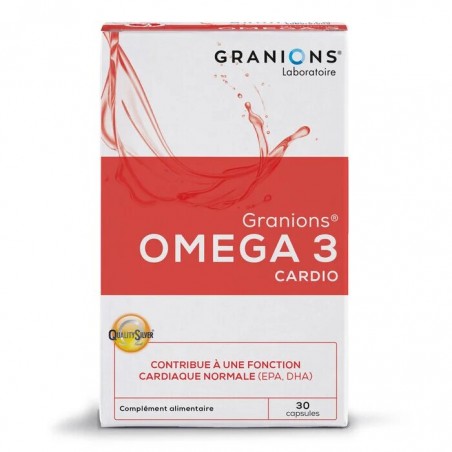 GRANIONS Omega 3 Cardio | 30 gélules