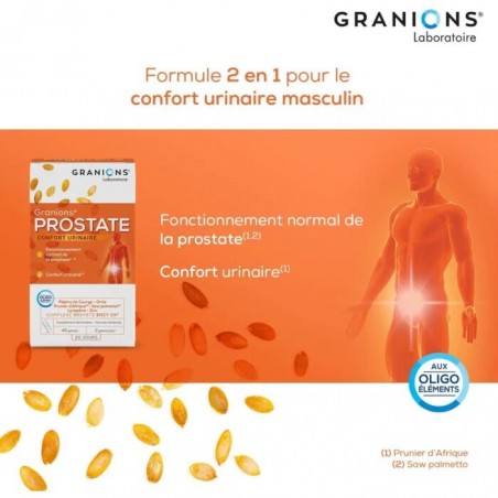 GRANIONS Confort Urinaire | 40 gélules