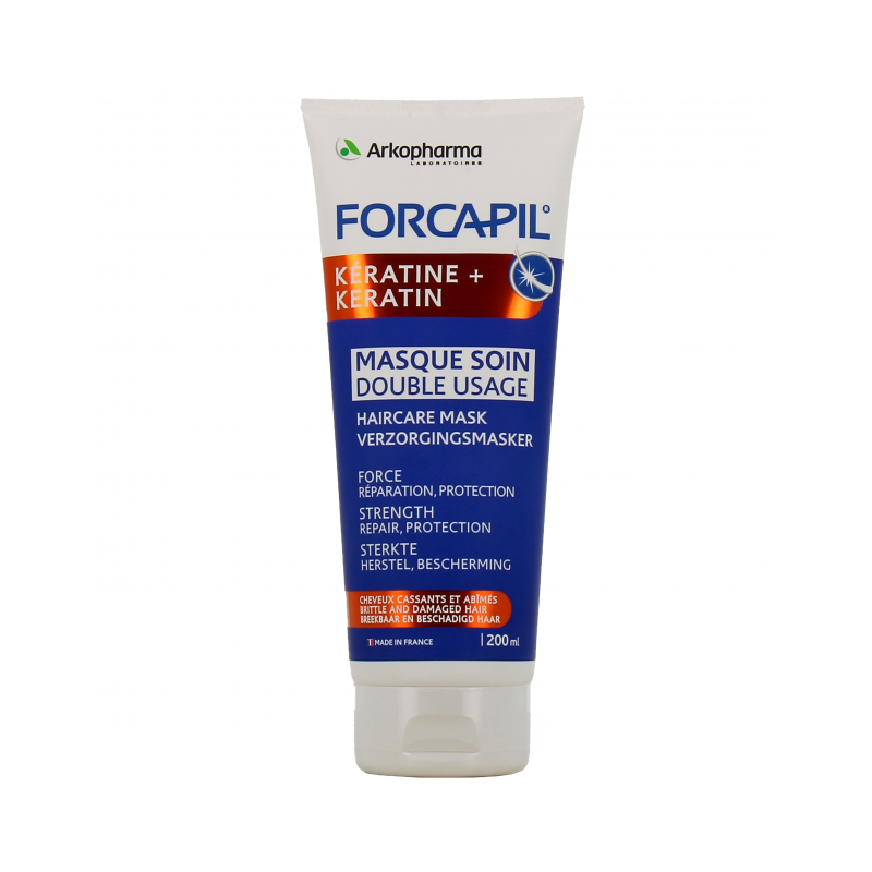 ARKOPHARMA FORCAPIL Kératine Masque soin double usage | 200 ml ARKOPHARMA FORCAPIL Kératine Masque soin double usage | 200 ml
