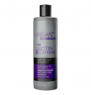 URBAN CARE EXPERT SERIES BIOTIN & CAFFEINE HAIR + SCALP SHAMPOOING 350ML