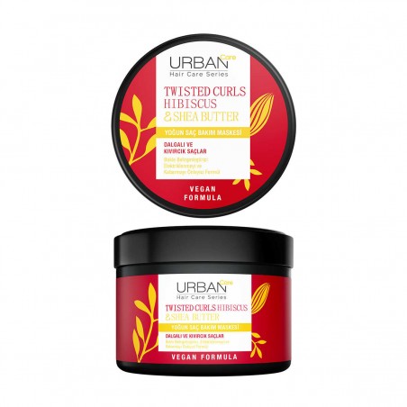 URBAN CARE TWISTED CURLS HIBISCUS SHEA BUTTER MASK 230ML