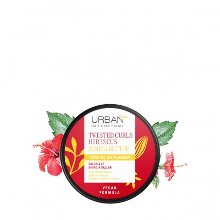 URBAN CARE TWISTED CURLS HIBISCUS SHEA BUTTER MASK 230ML