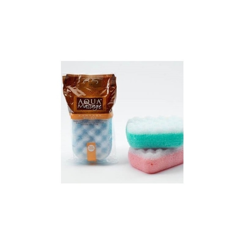 AQUA MASSAGE EPONGE DE BAIN MOUSSE REVITALISANTE