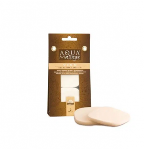 AQUA MASSAGE EPONGE APPLICATION POUDRE OVALE