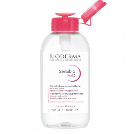 BIODERMA SENSIBIO H2O solution micellaire | 500 ml Pompe
