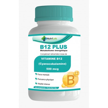 NUTRILAB B12 PLUS B60 GELULES
