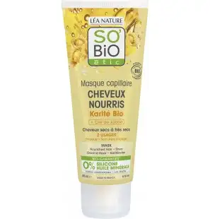 SO'BIO ETIC MASQUE KARITE ET CIRE DE JOJOBA 200ML