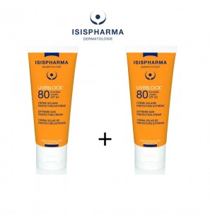 ISISPHARMA PACK UVEBLOCK INVISIBLE CREAM 40ML SPF80 + UVEBLOCK INVISIBLE CREAM 40ML SPF80 OFFERT