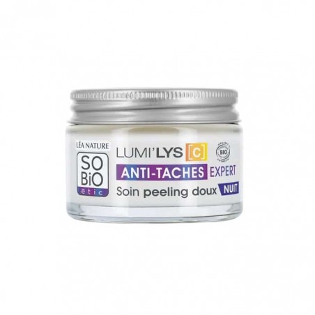 SO'BIO ETIC LUMI'LYS SOIN DE NUIT PEELING ANTI-TACHE 50ML