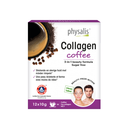 PHYSALIS COLLAGEN COFFEE 3EN1 B12 SACHETS