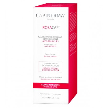 CAPIDERMA ROSACAP gel anti-rougeurs dermo-nettoyant | 200 ml