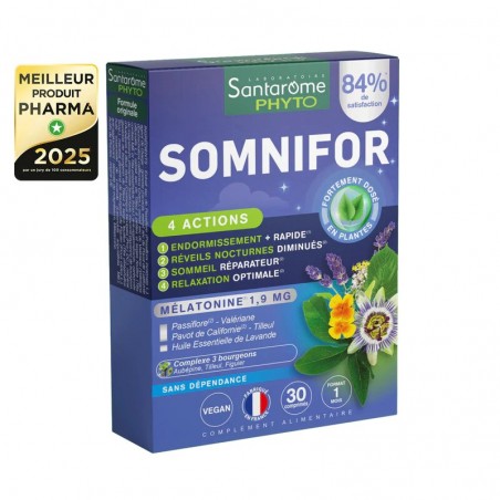 SANTAROME SOMNIFOR MELATONINE 1.9MG B30 COMPRIMES