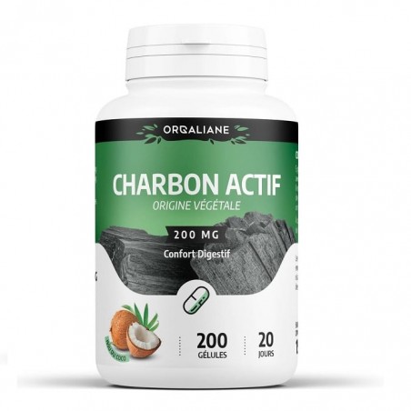 GPH DIFFUION Charbon Végétal 200 mg | 100 gélules