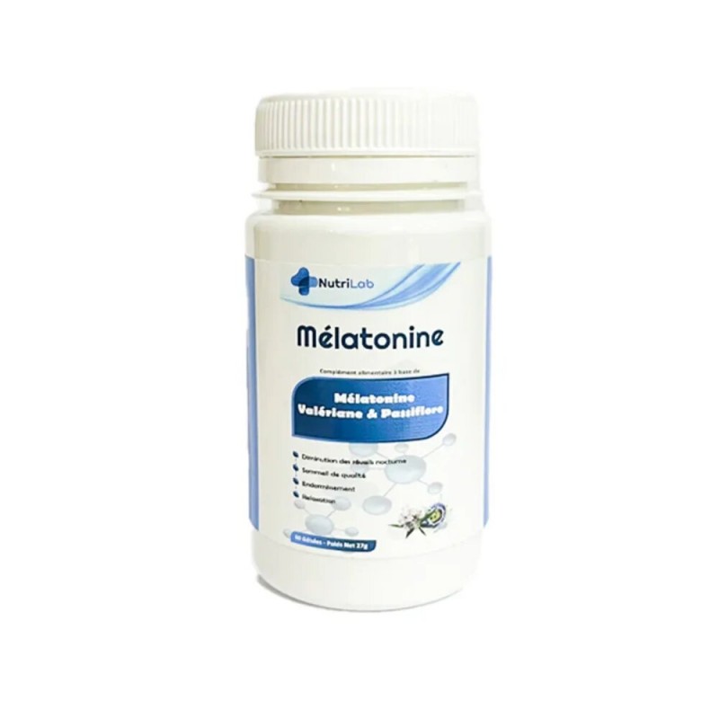 NUTRILAB MELATONINE B60 GELULES