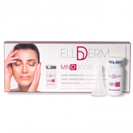 ELLDERM MND BOOST 15% acide mandelique sérum visage concentré | 5 ampoules